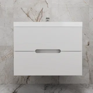 Подвесная тумба под раковину Style Line Матис ЛС-00002446 80 см белый матовый